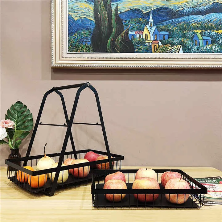 سلة فواكه من طبقتين ,Two-tier fruit basket,