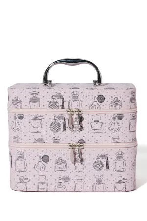 All About Beauty Cosmetic Case - Pink/combo