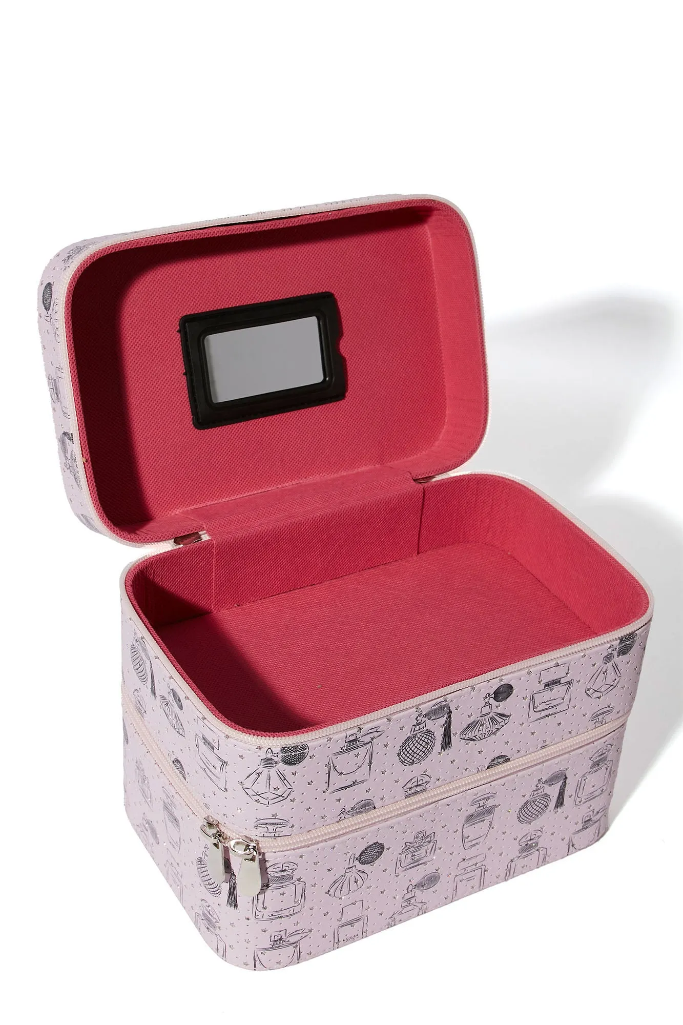 All About Beauty Cosmetic Case - Pink/combo
