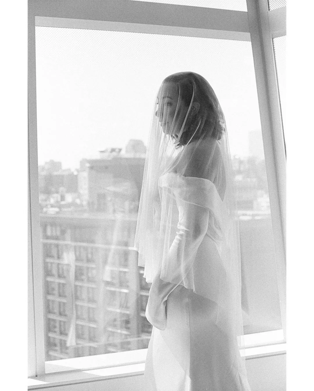 ANGELIQUE | French Silk Drop Veil
