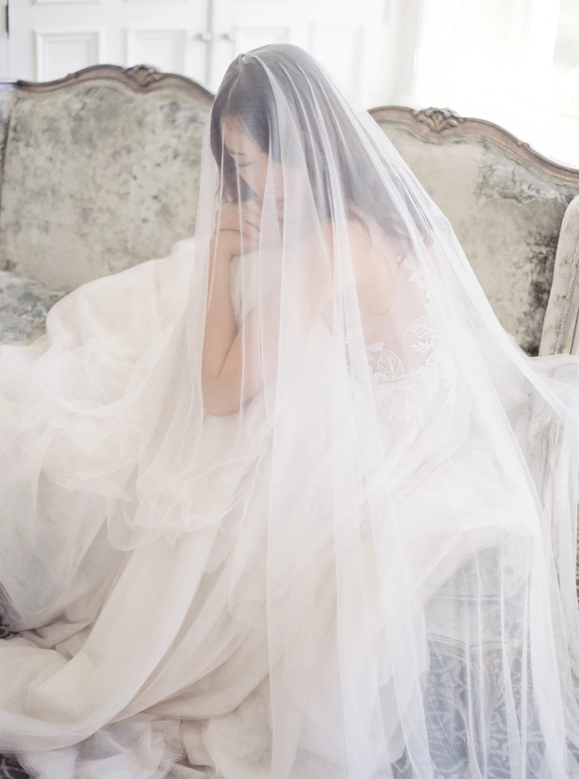 ANGELIQUE | French Silk Drop Veil