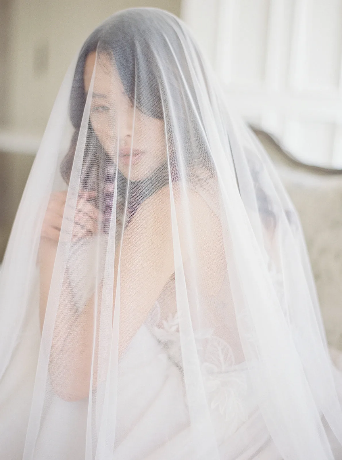 ANGELIQUE | French Silk Drop Veil