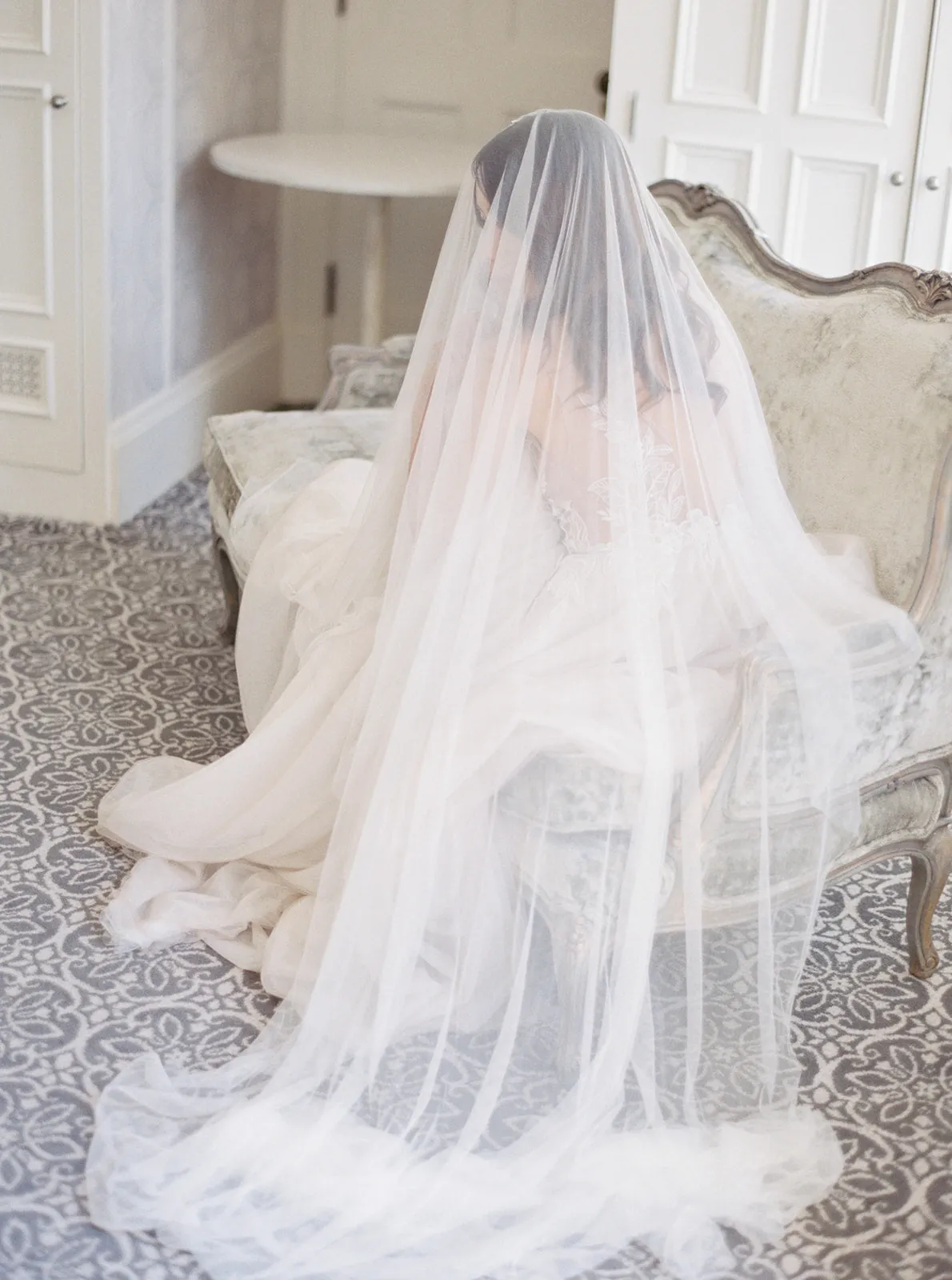 ANGELIQUE | French Silk Drop Veil