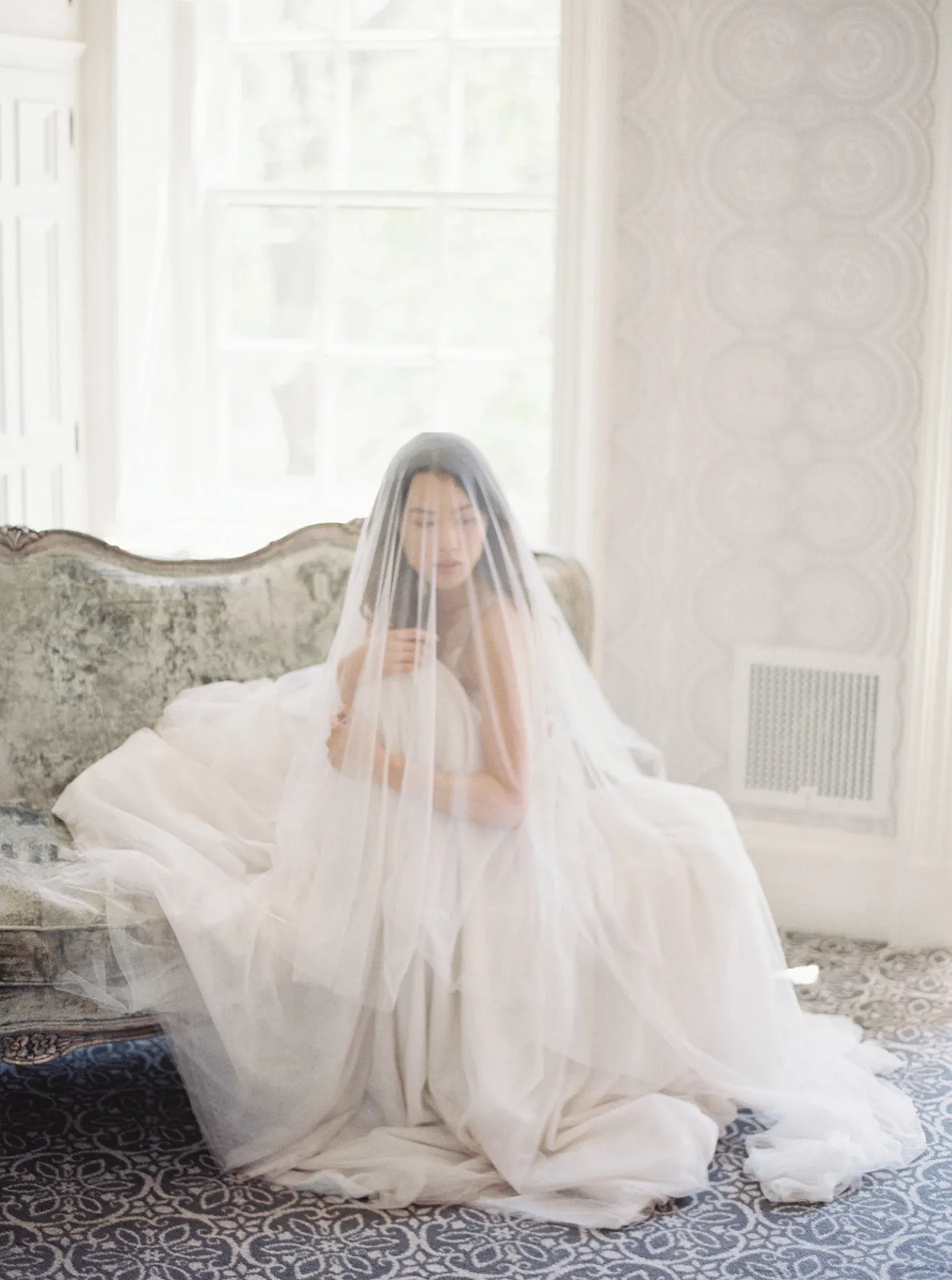 ANGELIQUE | French Silk Drop Veil
