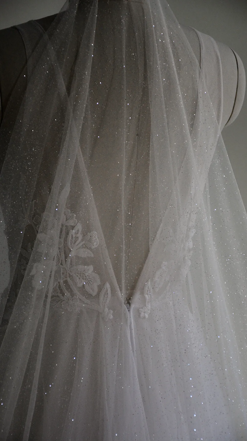 AURA | Long Sparkle Veil