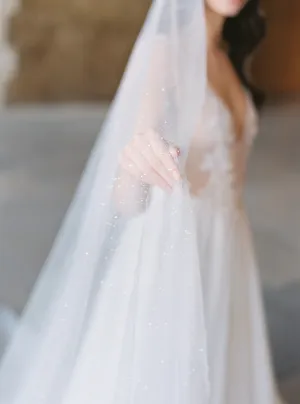 AURA | Long Sparkle Veil