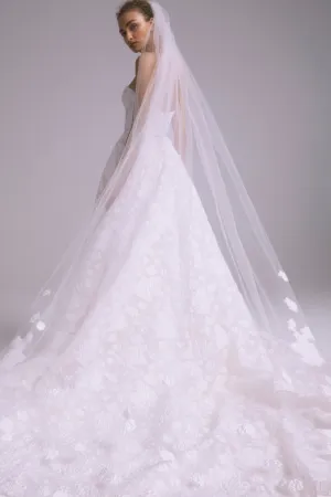 AVA805 - Jacquard Cathedral Veil AVA805 - Jacquard Cathedral Veil
