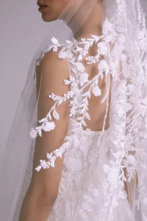 AVA814 - Floral Embroidery AVA814 - Floral Embroidery
