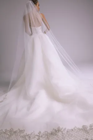 AVA816 - Hand Beaded Veil AVA816 - Hand Beaded Veil