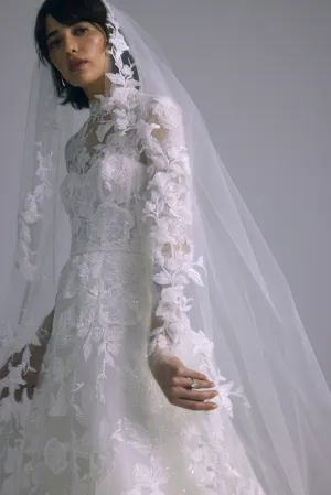 AVA855 - Embellished Cathedral Veil AVA855 - Embellished Cathedral Veil