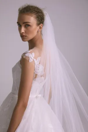 AVM739 - Floral Embroidery Veil AVM739 - Floral Embroidery Veil