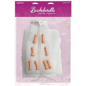 BACHELORETTE PARTY FAVORS PECKER VEIL