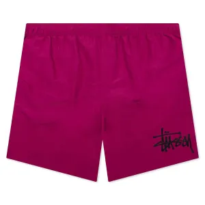 Big Basic Water Short - Magenta
