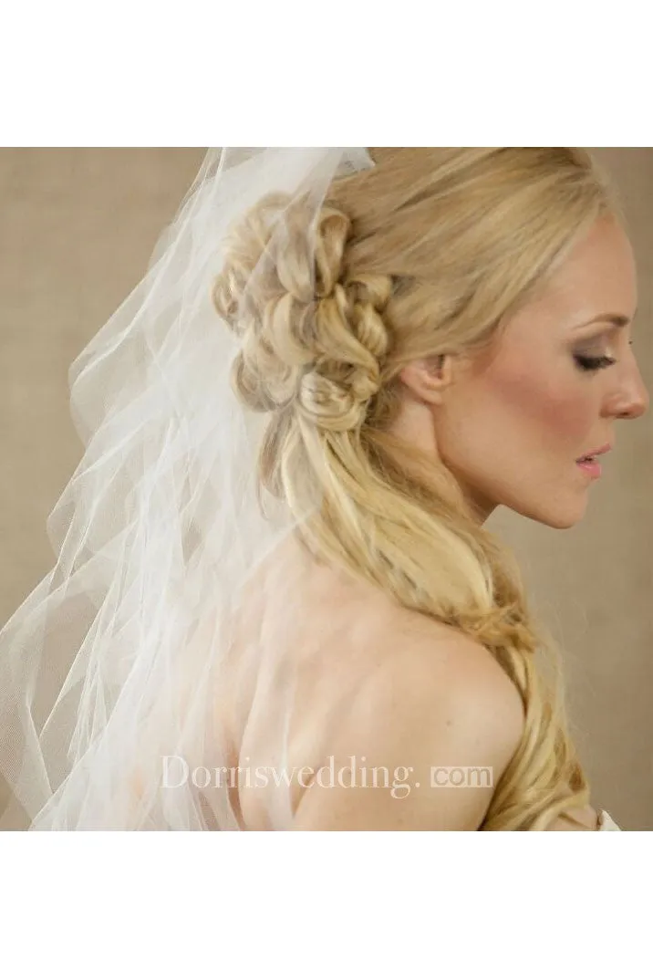 Bride Veil For Travel Photography Simple Style Long Wedding Accessories