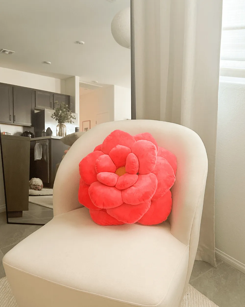 Camellia Flower Pillow