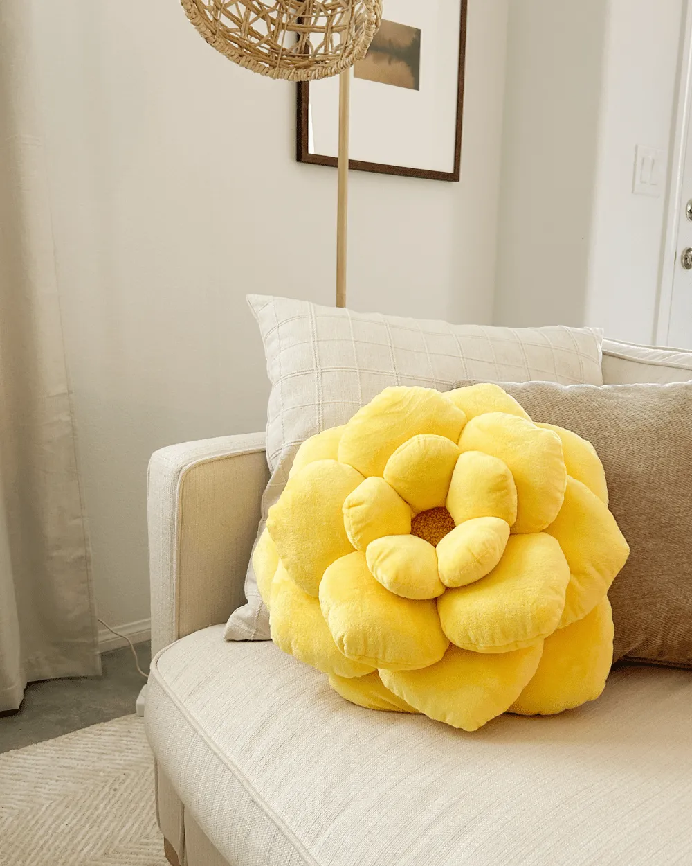 Camellia Flower Pillow