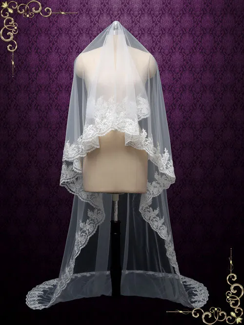 Cathedral Lace Mantilla Veil | VG1007