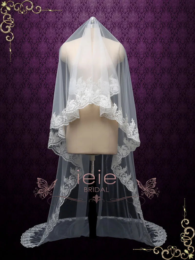 Cathedral Lace Mantilla Veil | VG1007