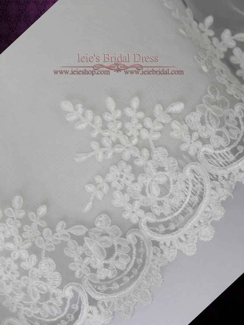 Cathedral Length Lace Mantilla Wedding Bridal Veil VG1019