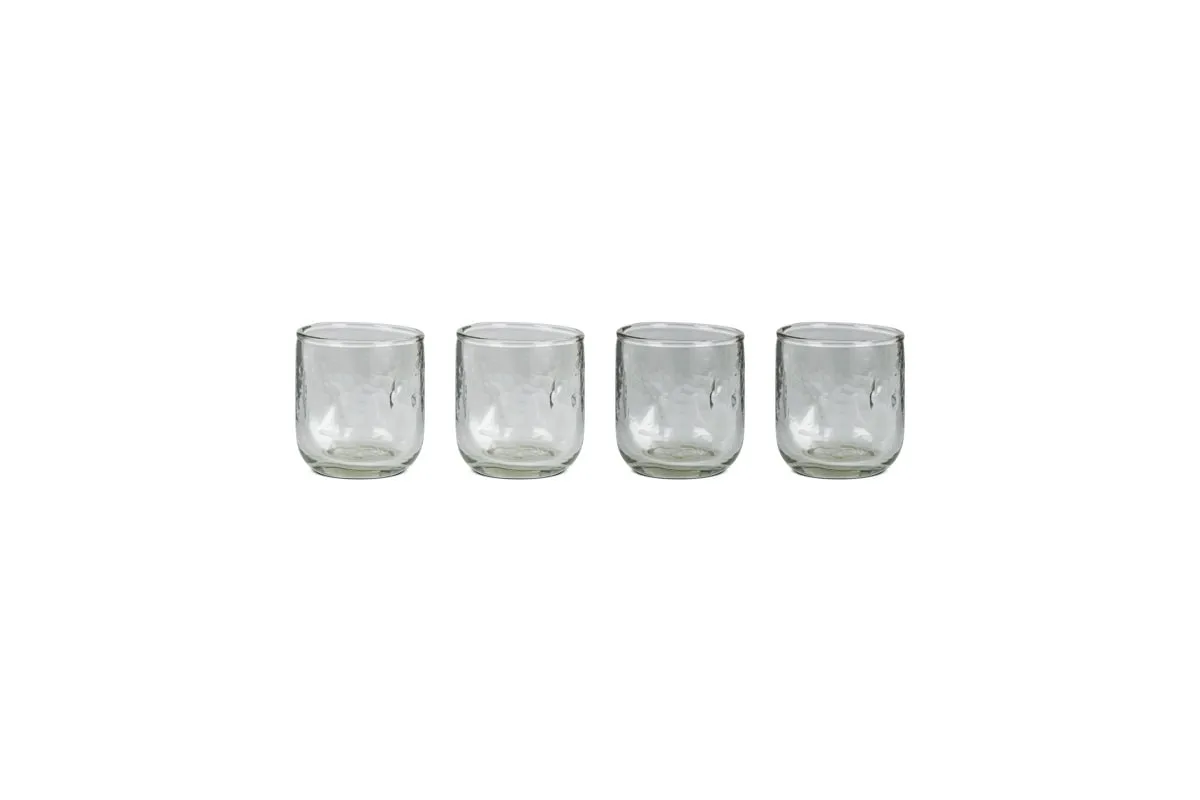 Chandani Tumbler Short - Clear - (Set of 4)