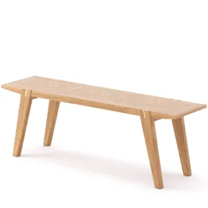 Colton Large Dining Bench W/ Brass