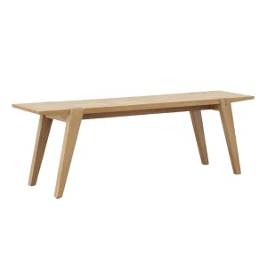 Colton Small Dining Bench W/ Brass