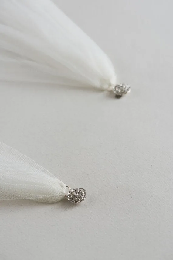 Crystal bridal cape