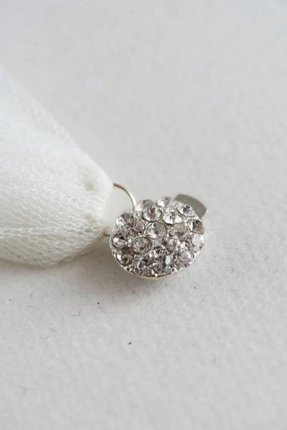 Crystal bridal cape