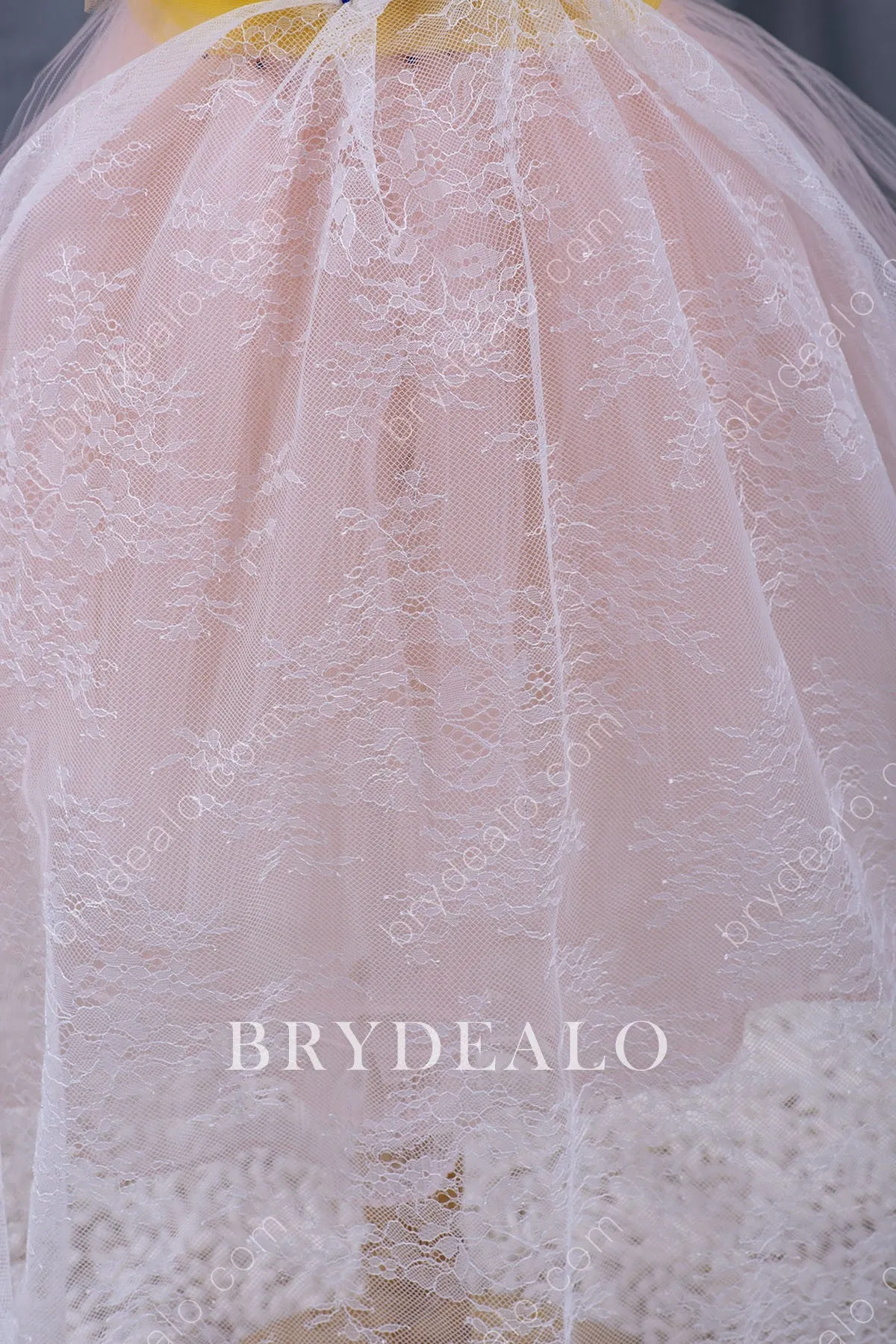 Delicate Botanic Bridal Lace Fabric for Wholesale