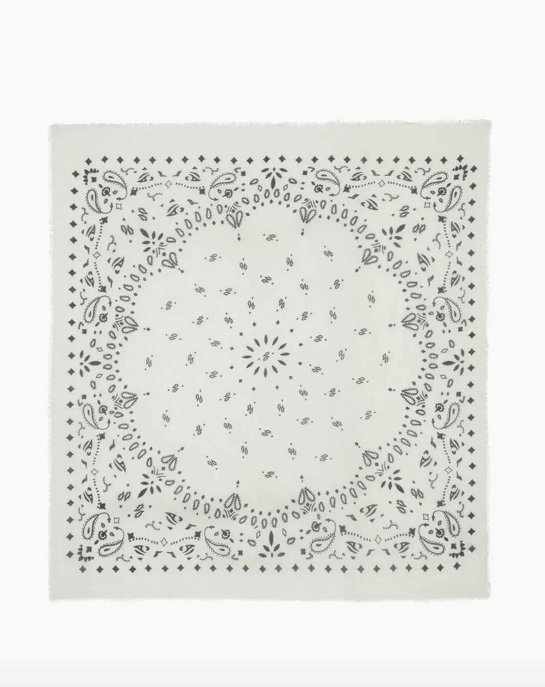 Effy Bandana Scarf - Blanc