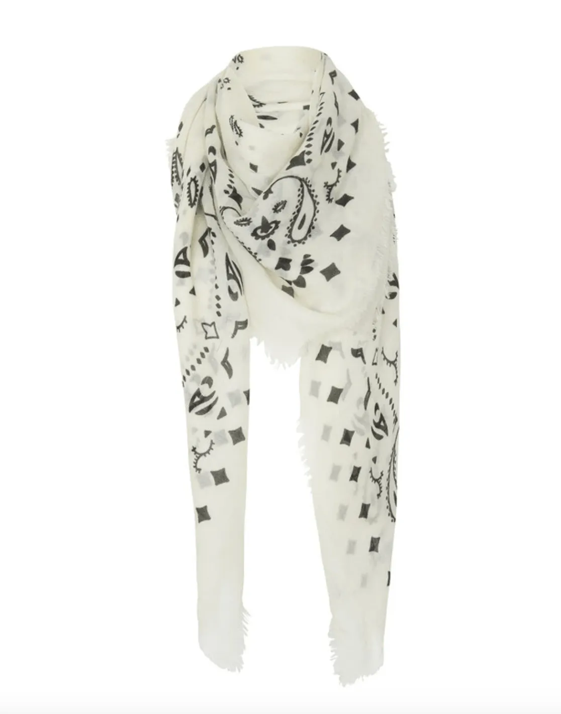 Effy Bandana Scarf - Blanc