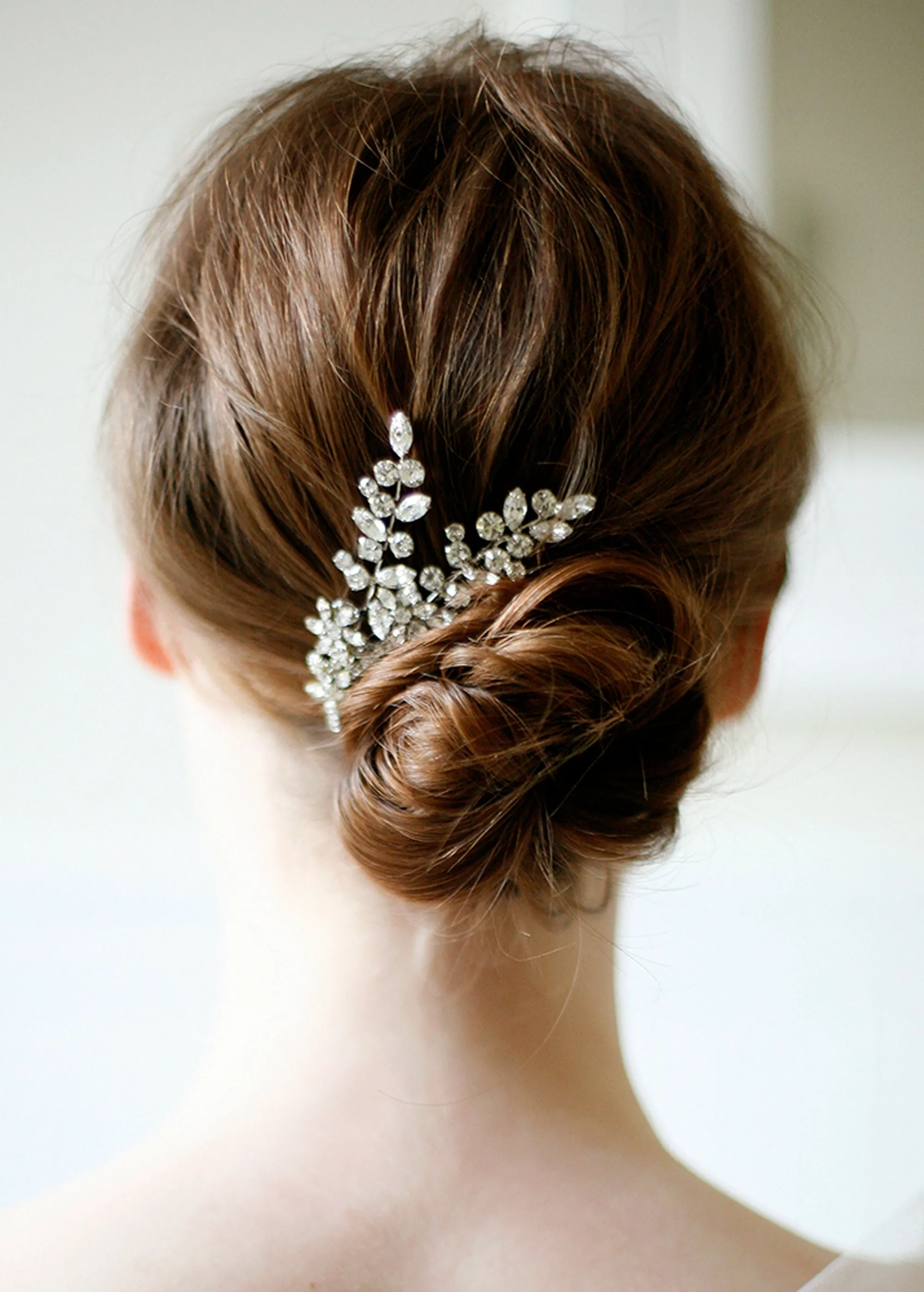 Elissa Comb -- Crystal Antique Gold