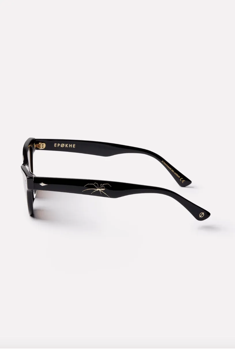 EPOKHE VEIL SUNGLASSES - BLACK POLISHED/ BRONZE POLARIZED