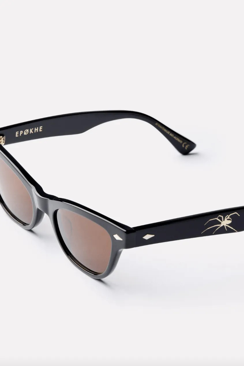 EPOKHE VEIL SUNGLASSES - BLACK POLISHED/ BRONZE POLARIZED