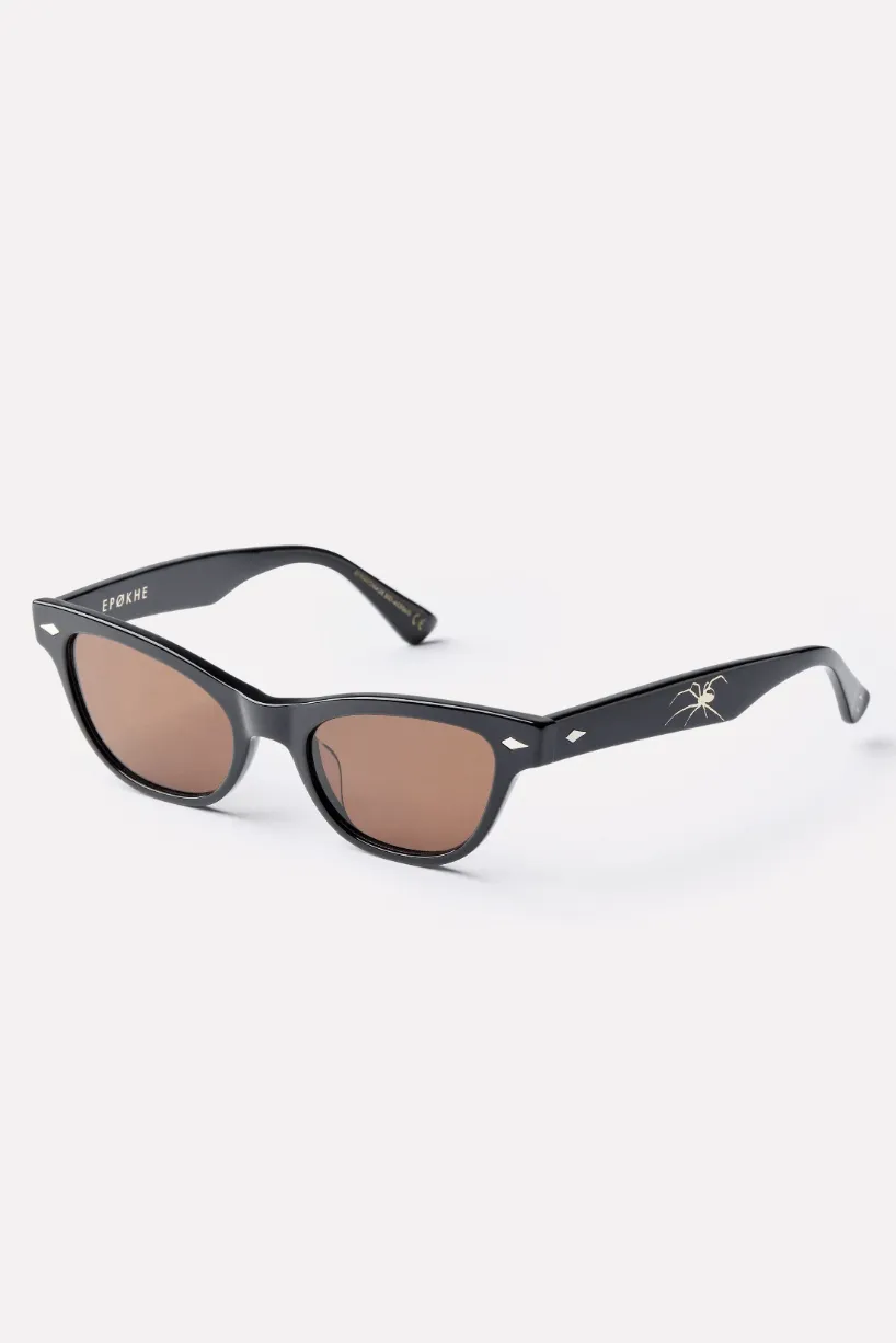 EPOKHE VEIL SUNGLASSES - BLACK POLISHED/ BRONZE POLARIZED