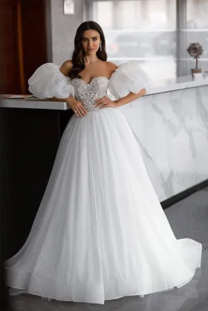 Flimsy White Wedding Dress