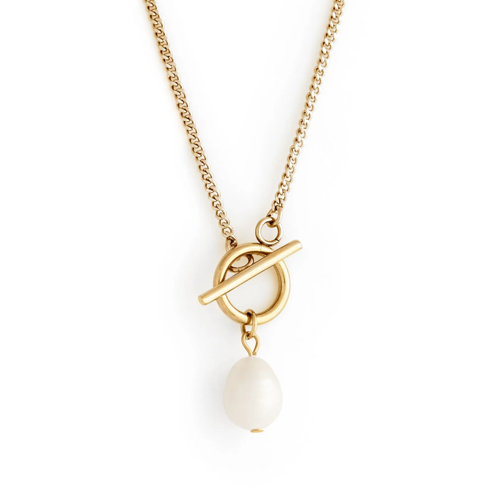 Freshwater Necklace - Gold