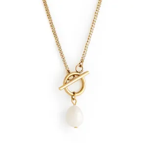 Freshwater Necklace - Gold