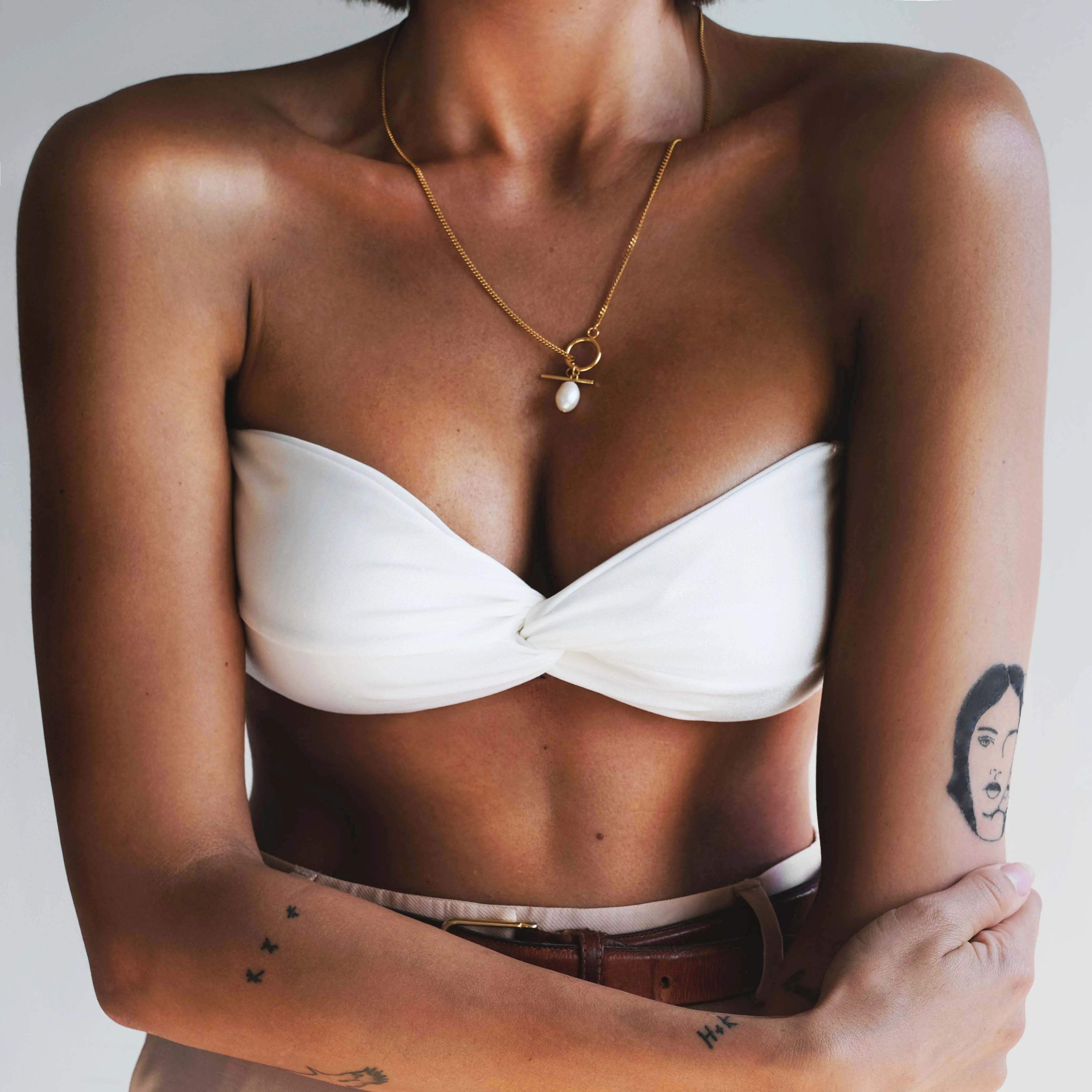 Freshwater Necklace - Gold