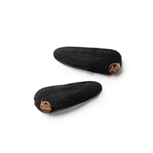 Halo Luxe Forever Eylet Double Clip Set - Black