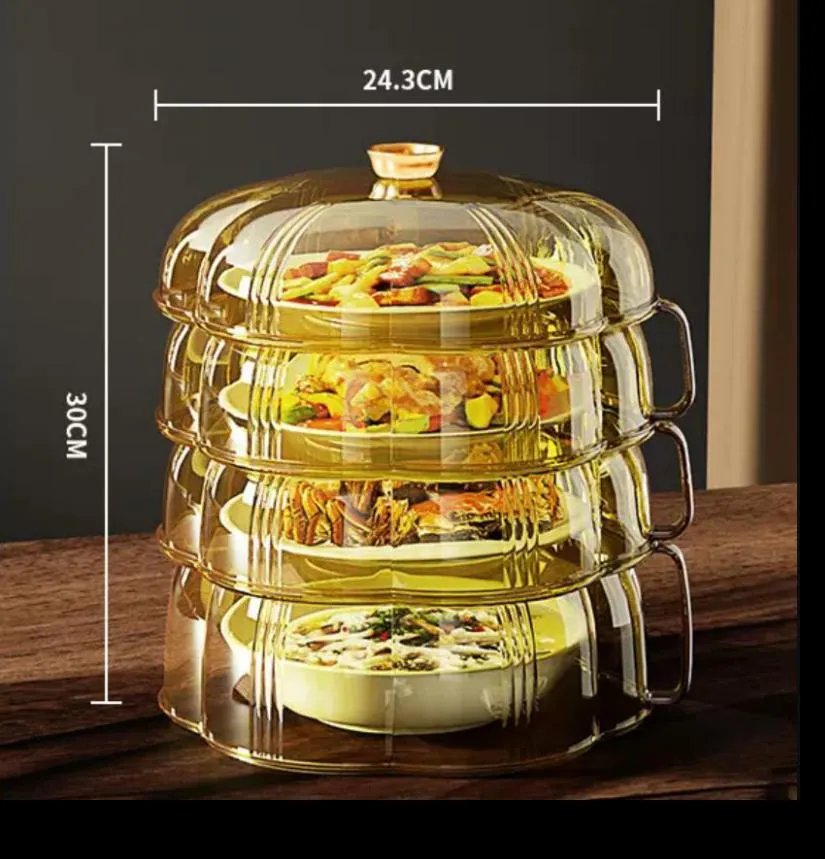 Heat Protector Stackable Food Cover
