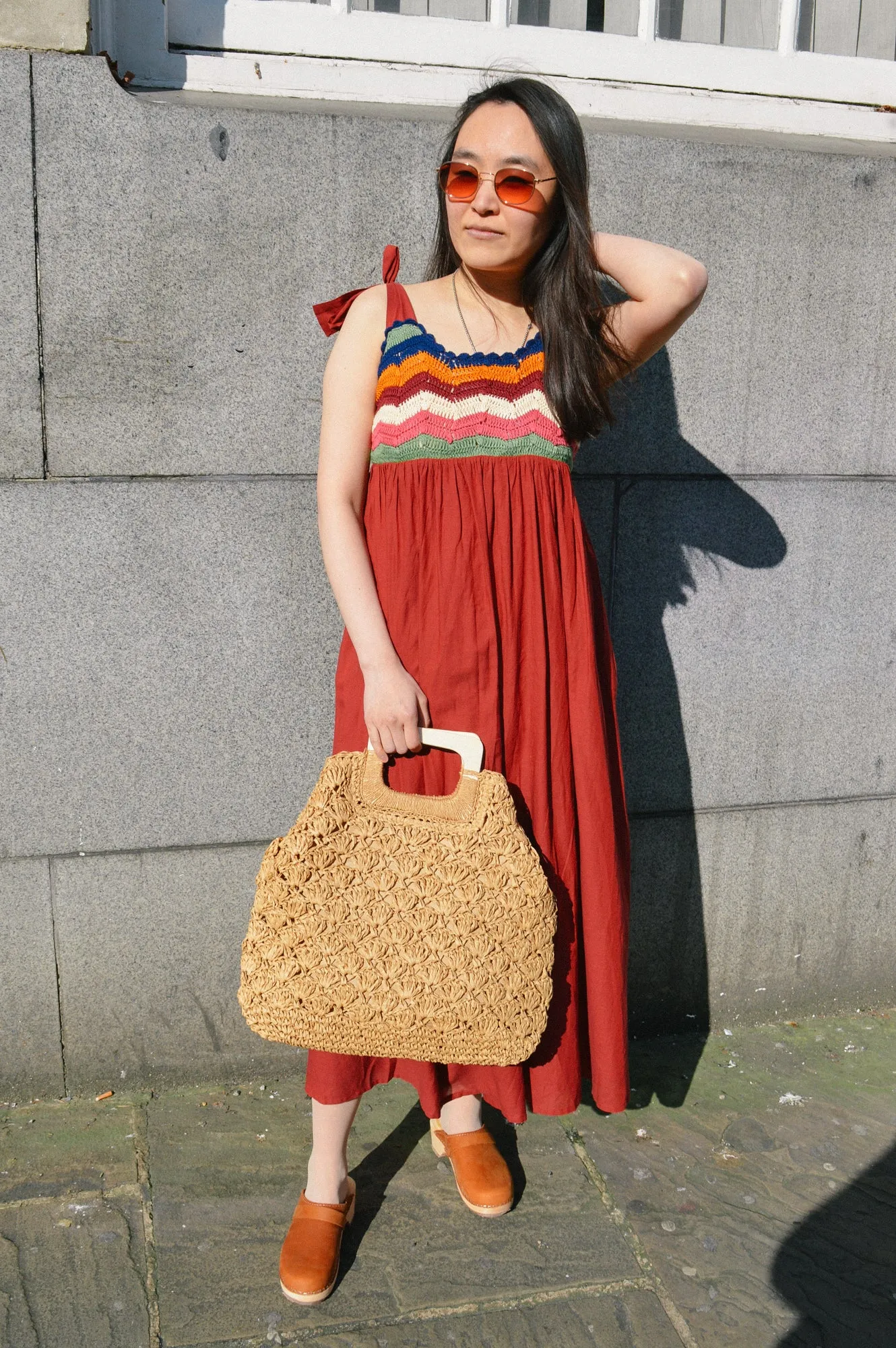 Leon & Harper Ricq Crochet Tomato Dress
