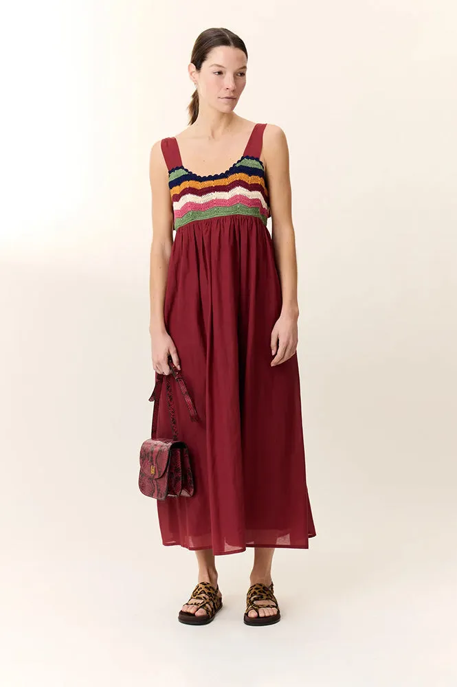 Leon & Harper Ricq Crochet Tomato Dress