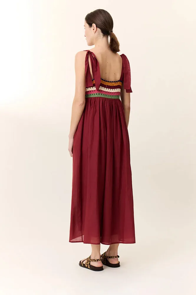 Leon & Harper Ricq Crochet Tomato Dress