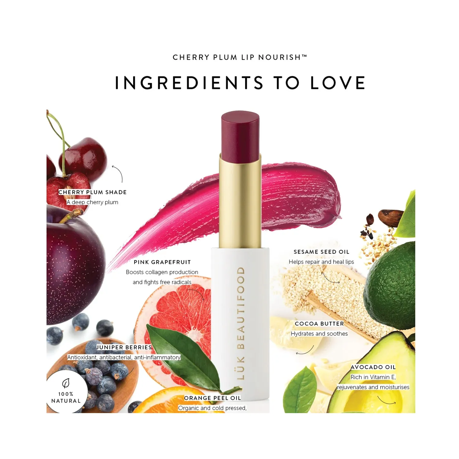 Lip Nourish Luk Cherry Plum