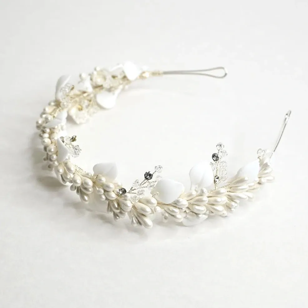 Netherfield Ball Luxe Pearl Encrusted Headpiece
