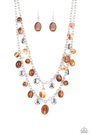 Paparazzi Rainbow Shine - Brown Necklace