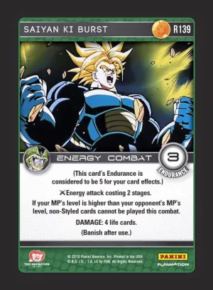 R139 Saiyan Ki Burst