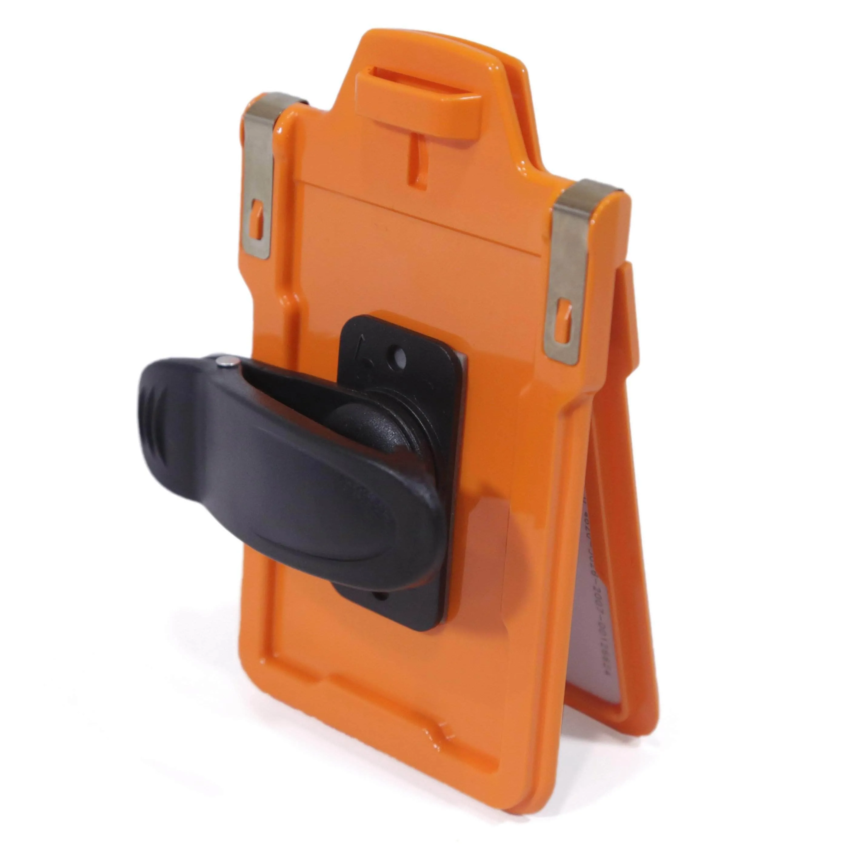 Secure Badge Holder Classic Vertical 1 ID Card Holder With Belt Clip