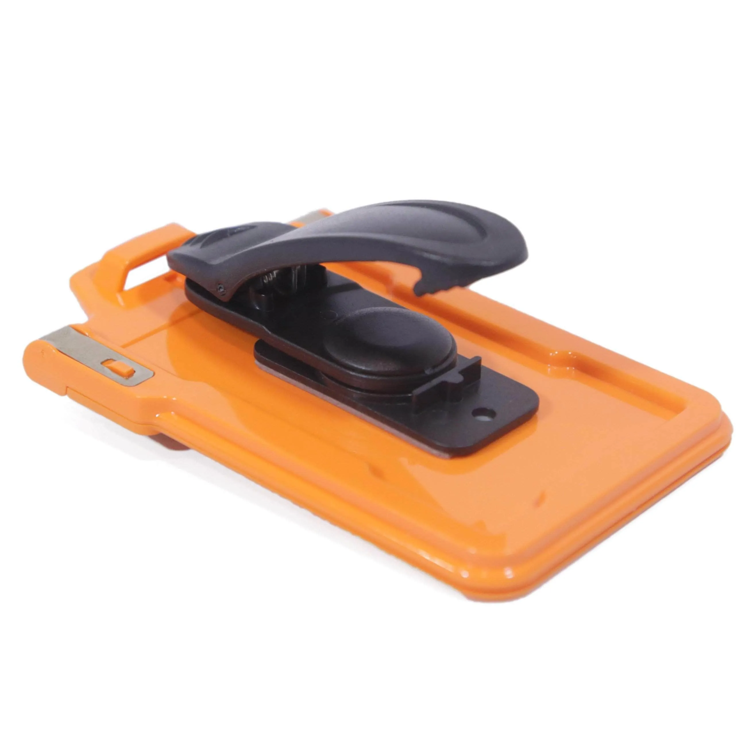 Secure Badge Holder Classic Vertical 1 ID Card Holder With Belt Clip
